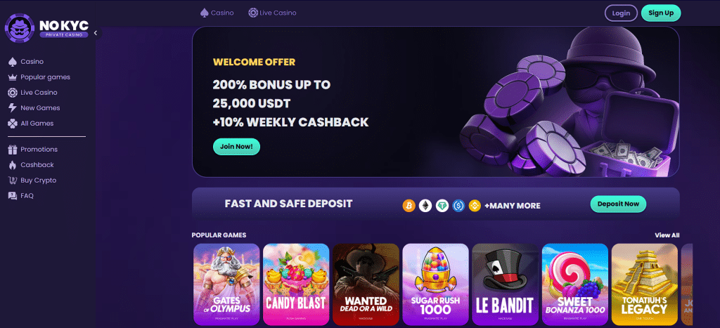 NoKYC Casino - Florida online casinos